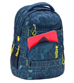 Wave Rucksack "Infinity Electrify" In Blau H 43 Cm B 31 Cm T 22 Cm -Kinderprodukte wave rucksack infinity electrify in blau h 43 cm b 31 cm t 22 cm 8