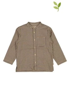 Wheat Hemd "Laust" In Anthrazit/ Beige