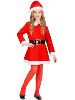 WIDMANN 3tlg. Kostüm "Miss Santa" In Rot/ Weiß