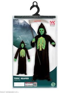 WIDMANN Kostümcape "TOXIC REAPER" In Schwarz -Kinderprodukte widmann kostumcape toxic reaper in schwarz 2