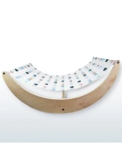 Hängematte In Hellbraun/ Weiß - (L)60 X (B)90 X (H)43 X (T)60 Cm -Kinderprodukte woody kids hangematte in hellbraun weiss l 60 x b 90 x h 43 x t 60 cm 1